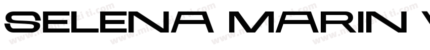 SELENA MARIN Width2 Italic字体转换